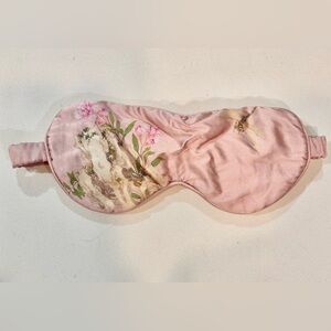 Floral Premium Silk Sleep Mask_Light Pink